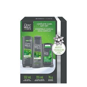 Dove Men+Care Grooming Gift Set bonus $5 Starbucks gift card NWT